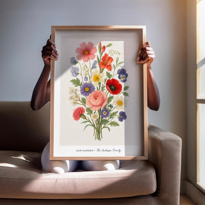 Custom Birth Flower Prints