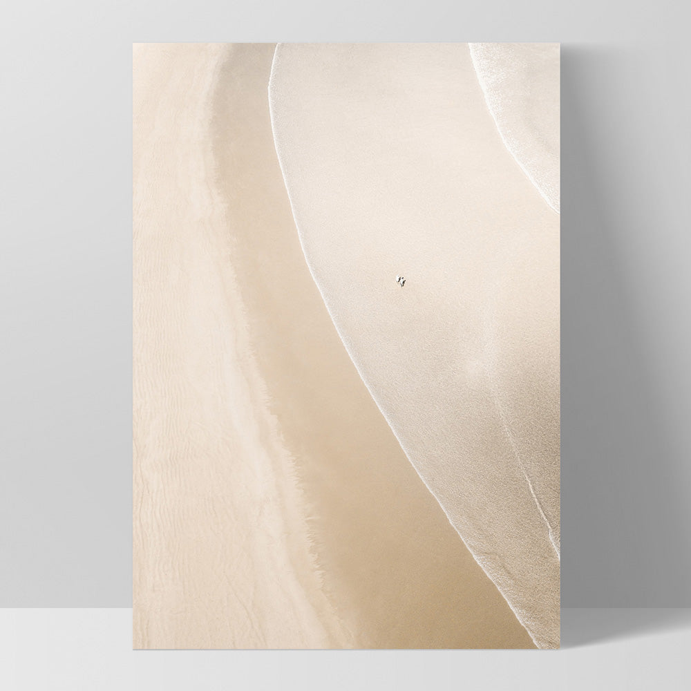 Phillip Island Shoreline Aerial - Art Print by Beau Micheli, Poster, Stretched Canvas, or Framed Wall Art Print, shown as a stretched canvas or poster without a frame