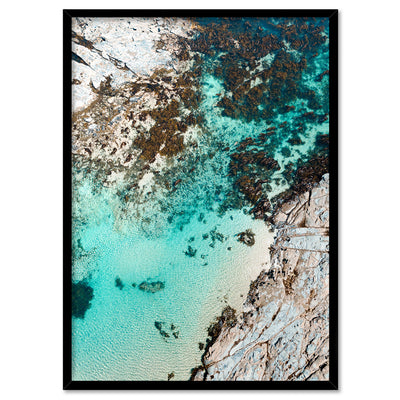 Crayfish Bay VIC II - Art Print by Beau Micheli, Poster, Stretched Canvas, or Framed Wall Art Print, shown in a black frame