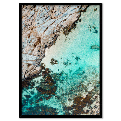 Crayfish Bay VIC III - Art Print by Beau Micheli, Poster, Stretched Canvas, or Framed Wall Art Print, shown in a black frame