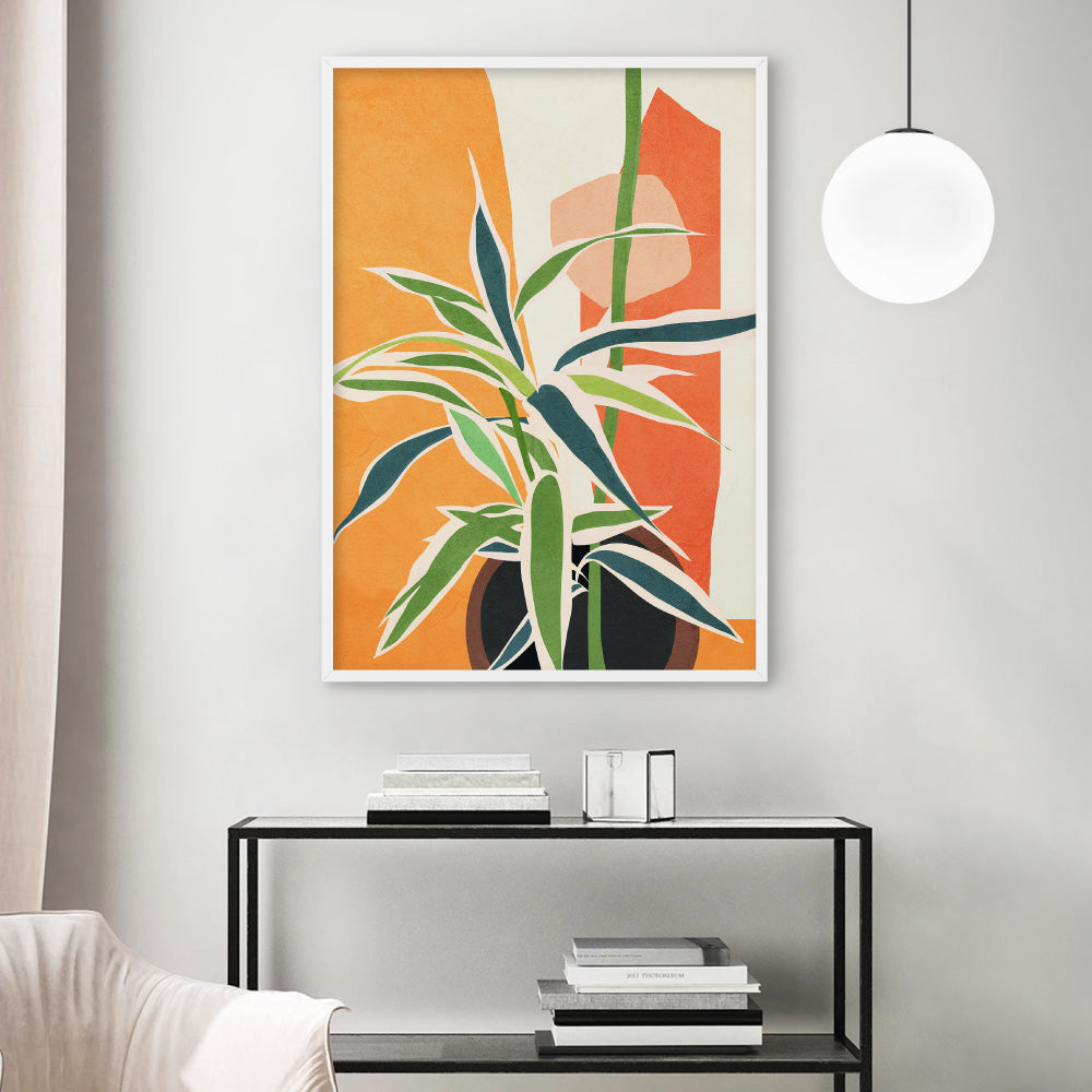 Colorful Branching Out I - Art Print by CityArt, Poster, Stretched Canvas or Framed Wall Art Prints, shown framed in a room