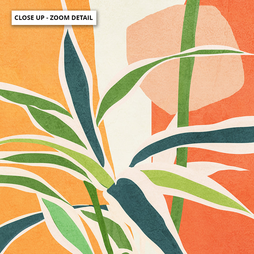 Colorful Branching Out I - Art Print by CityArt, Poster, Stretched Canvas or Framed Wall Art, Close up View of Print Resolution