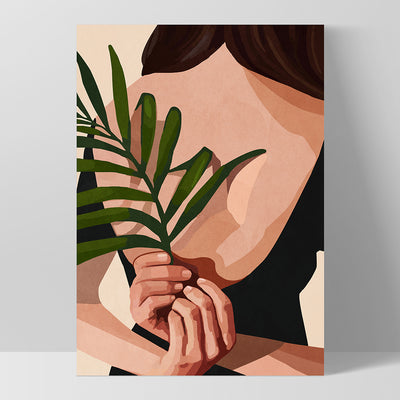 Little Leaf Behind my Back - Art Print by CityArt, Poster, Stretched Canvas, or Framed Wall Art Print, shown as a stretched canvas or poster without a frame