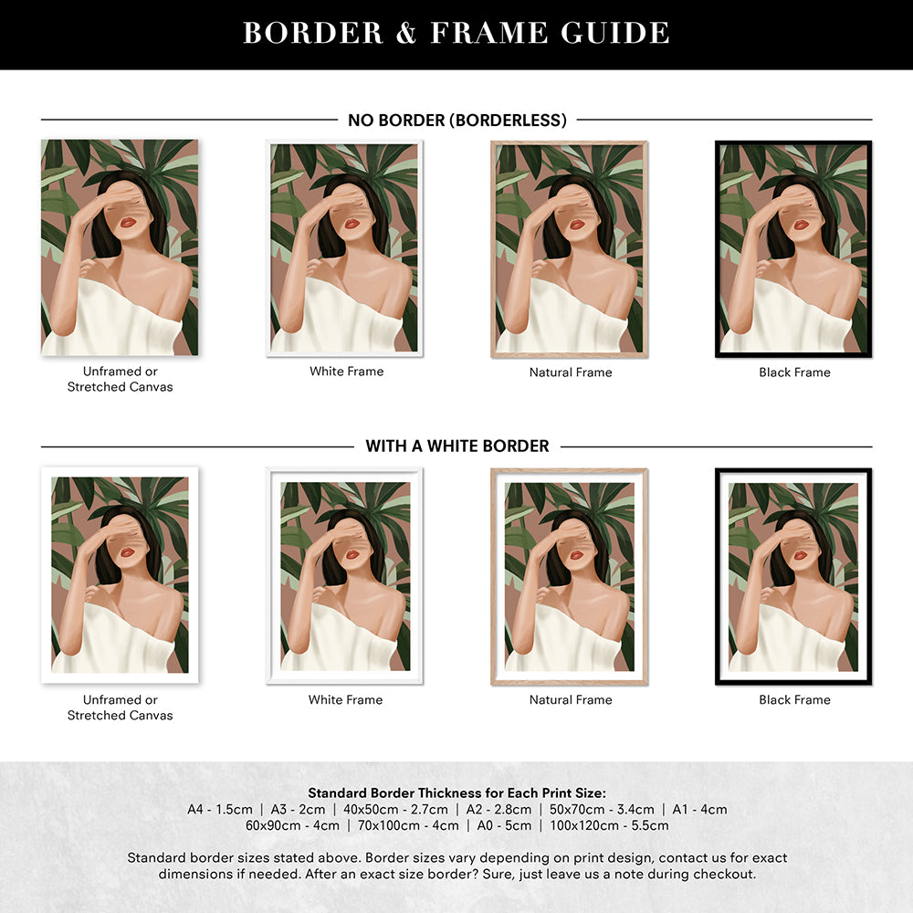 Gentle Beauty - Art Print by CityArt, Poster, Stretched Canvas or Framed Wall Art, Showing White , Black, Natural Frame Colours, No Frame (Unframed) or Stretched Canvas, and With or Without White Borders