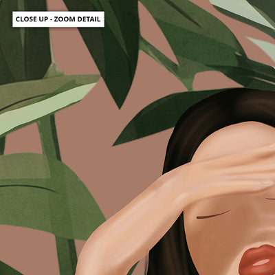 Gentle Beauty - Art Print by CityArt, Poster, Stretched Canvas or Framed Wall Art, Close up View of Print Resolution