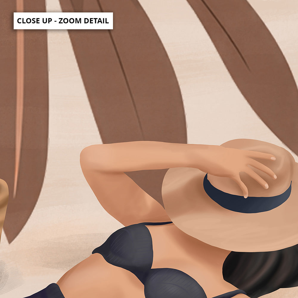 Summer Feeling IV - Art Print by CityArt, Poster, Stretched Canvas or Framed Wall Art, Close up View of Print Resolution