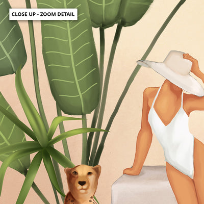 Summer in the Wild - Art Print by CityArt, Poster, Stretched Canvas or Framed Wall Art, Close up View of Print Resolution