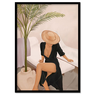 That Summer Feeling I - Art Print by CityArt, Poster, Stretched Canvas, or Framed Wall Art Print, shown in a black frame