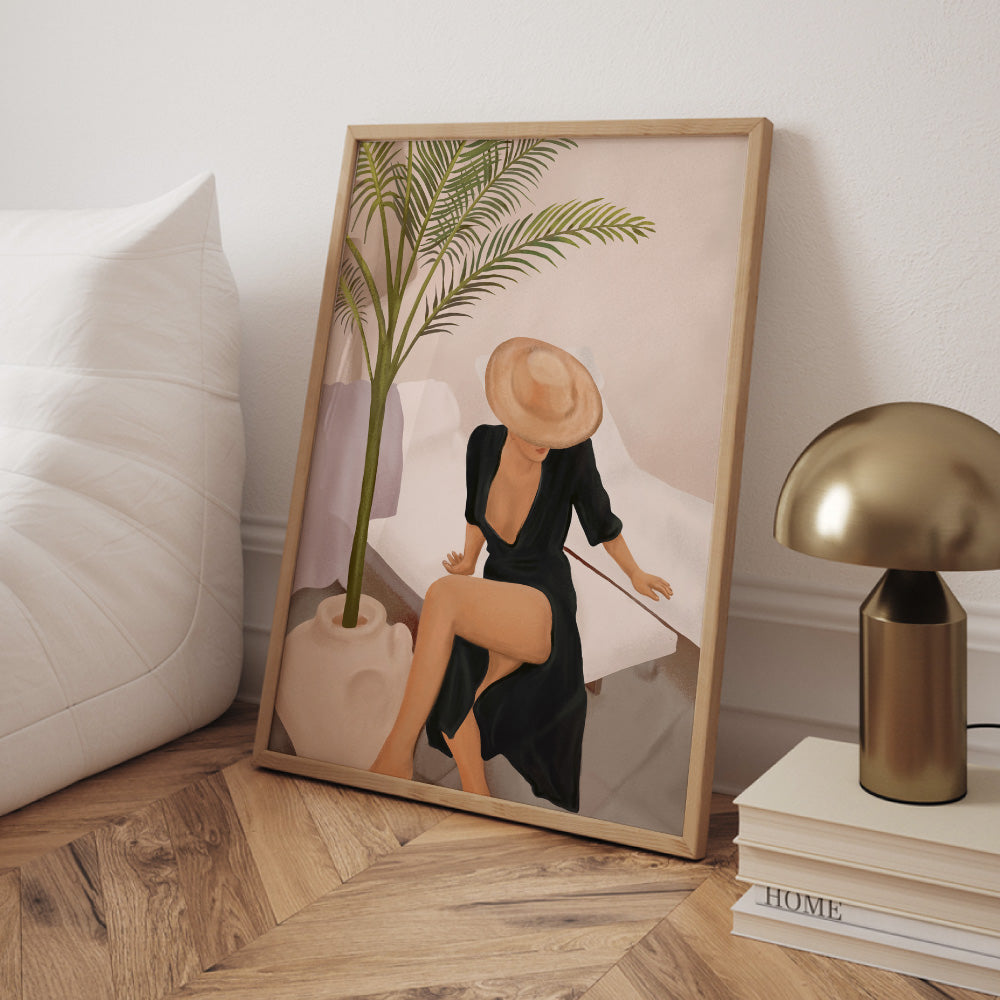 That Summer Feeling I - Art Print by CityArt, Poster, Stretched Canvas or Framed Wall Art Prints, shown framed in a room