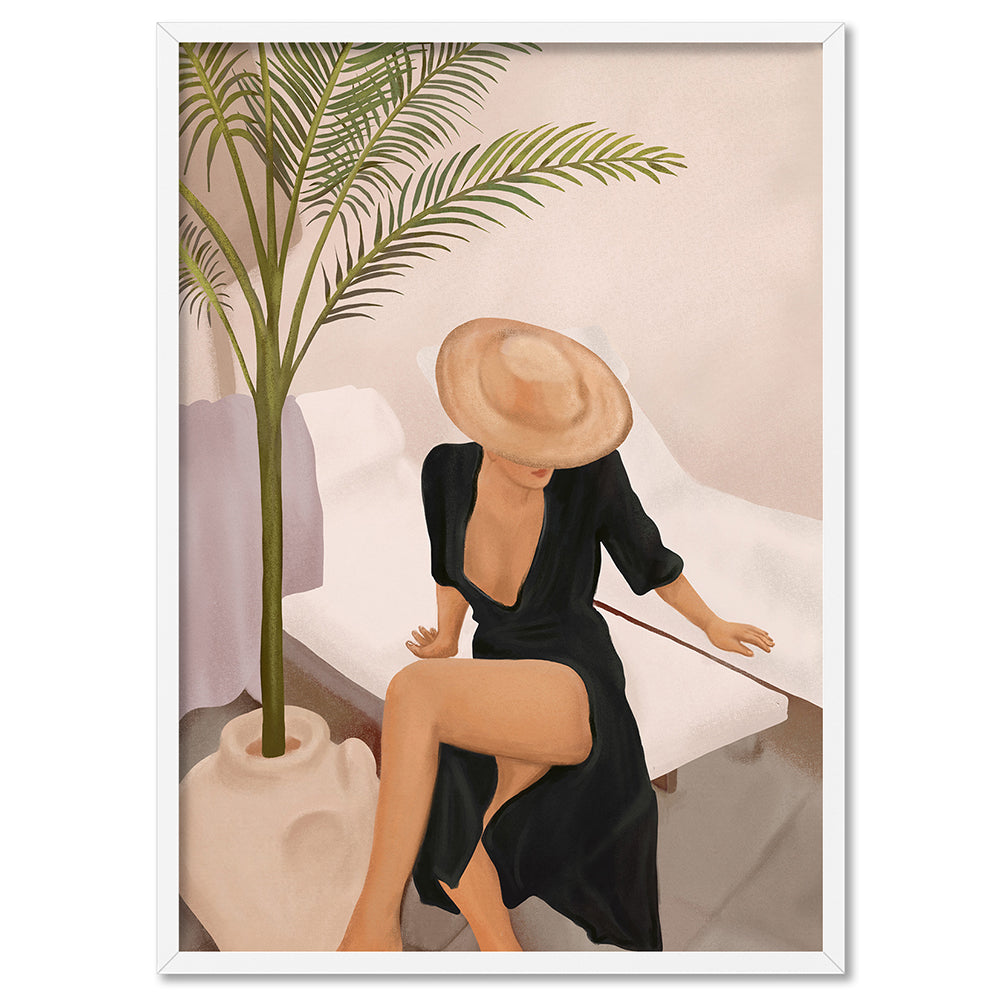 That Summer Feeling I - Art Print by CityArt, Poster, Stretched Canvas, or Framed Wall Art Print, shown in a white frame