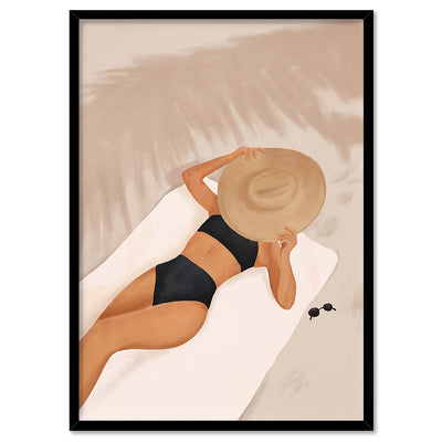 That Summer Feeling II - Art Print by CityArt, Poster, Stretched Canvas, or Framed Wall Art Print, shown in a black frame