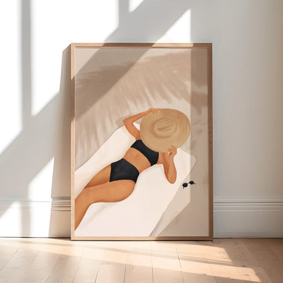 That Summer Feeling II - Art Print by CityArt, Poster, Stretched Canvas or Framed Wall Art Prints, shown framed in a room