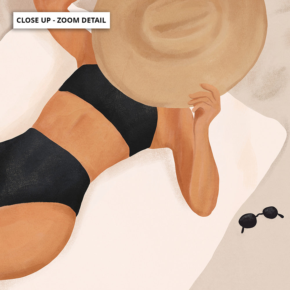 That Summer Feeling II - Art Print by CityArt, Poster, Stretched Canvas or Framed Wall Art, Close up View of Print Resolution