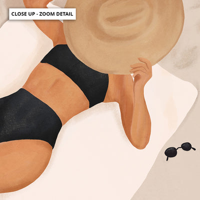 That Summer Feeling II - Art Print by CityArt, Poster, Stretched Canvas or Framed Wall Art, Close up View of Print Resolution