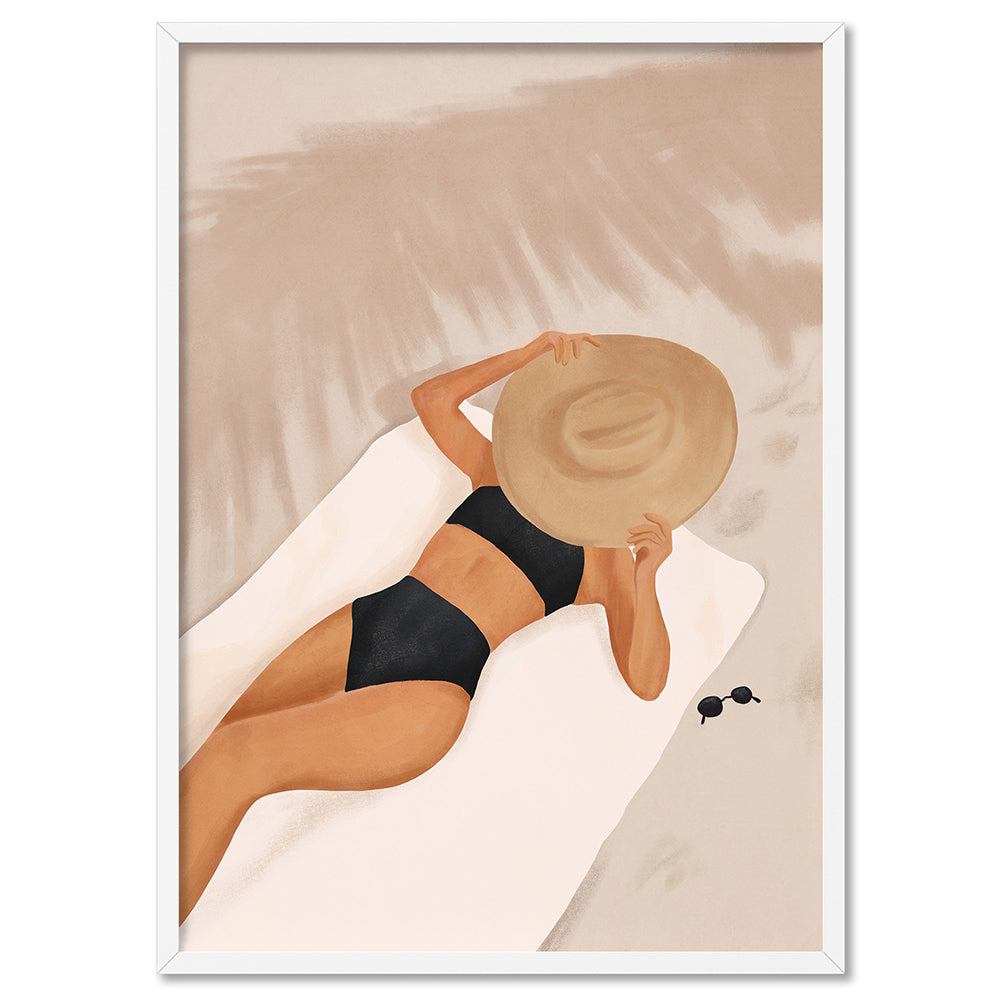 That Summer Feeling II - Art Print by CityArt, Poster, Stretched Canvas, or Framed Wall Art Print, shown in a white frame