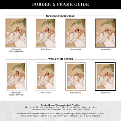 Summer Heat - Art Print by CityArt, Poster, Stretched Canvas or Framed Wall Art, Showing White , Black, Natural Frame Colours, No Frame (Unframed) or Stretched Canvas, and With or Without White Borders