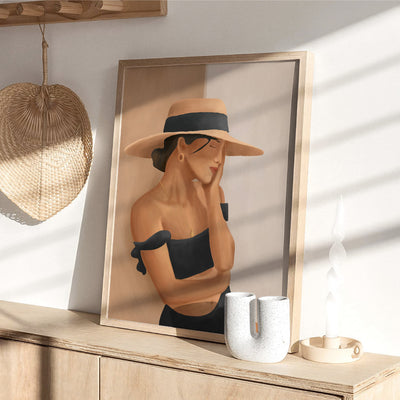 That Special Someone- Art Print by CityArt, Poster, Stretched Canvas or Framed Wall Art Prints, shown framed in a room