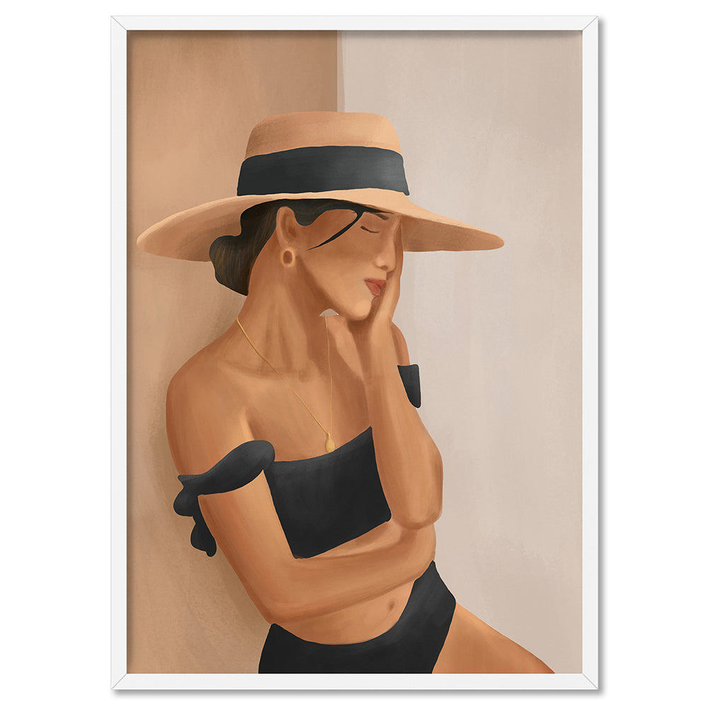 That Special Someone- Art Print by CityArt, Poster, Stretched Canvas, or Framed Wall Art Print, shown in a white frame