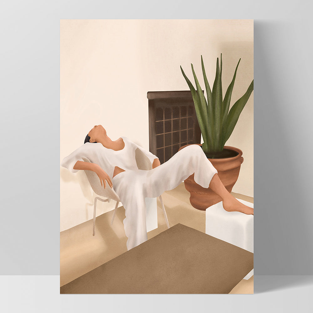 Summer Heat II - Art Print by CityArt, Poster, Stretched Canvas, or Framed Wall Art Print, shown as a stretched canvas or poster without a frame