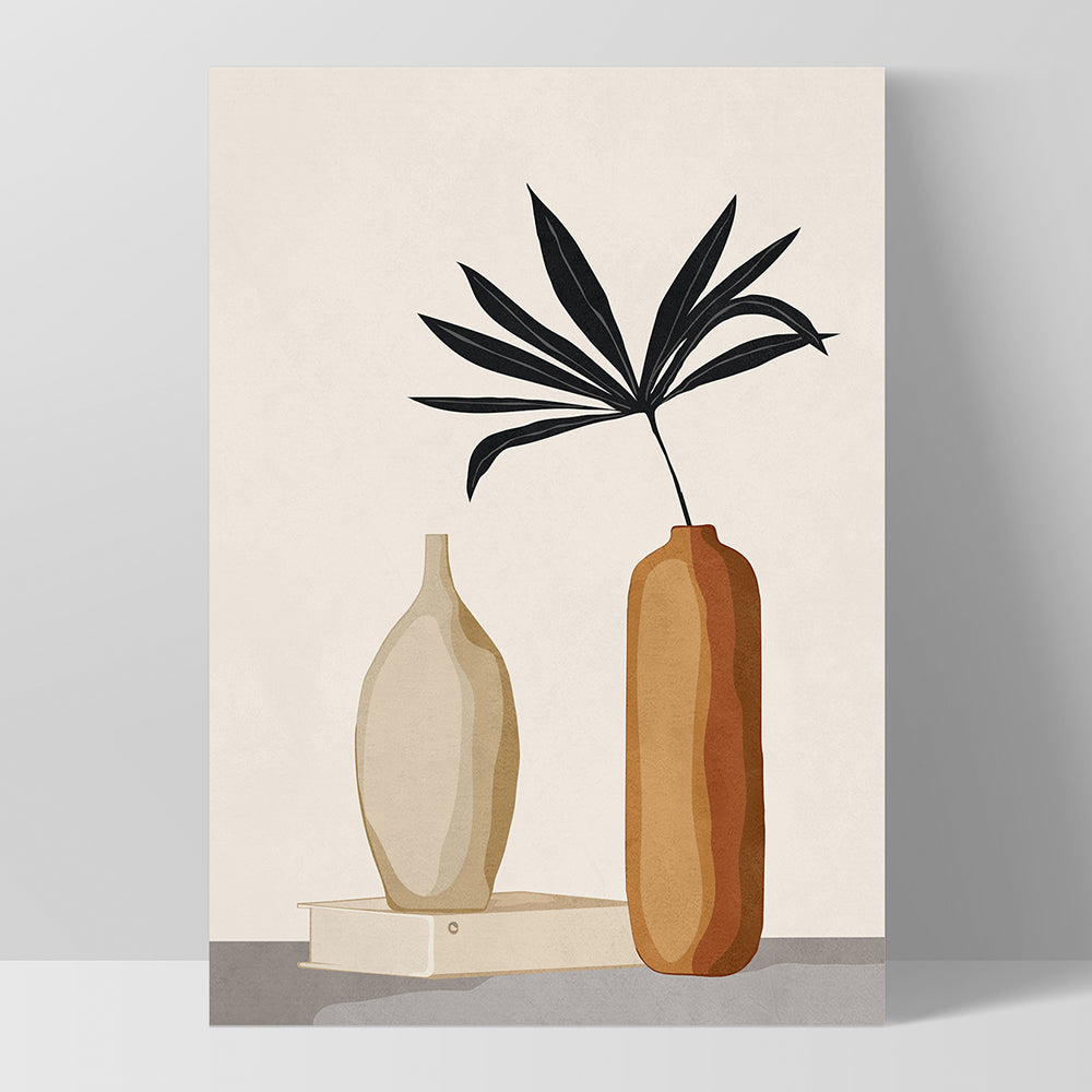 Couple Of Vases II - Art Print by CityArt, Poster, Stretched Canvas, or Framed Wall Art Print, shown as a stretched canvas or poster without a frame