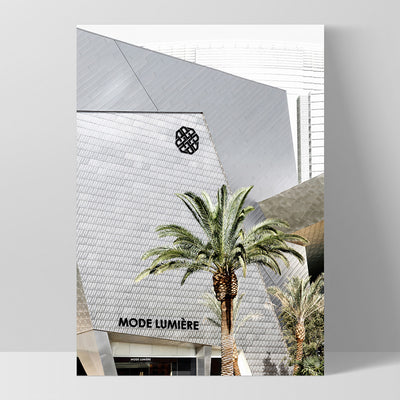 Mode Lumiere Rodeo Drive - Art Print, Poster, Stretched Canvas, or Framed Wall Art Print, shown as a stretched canvas or poster without a frame