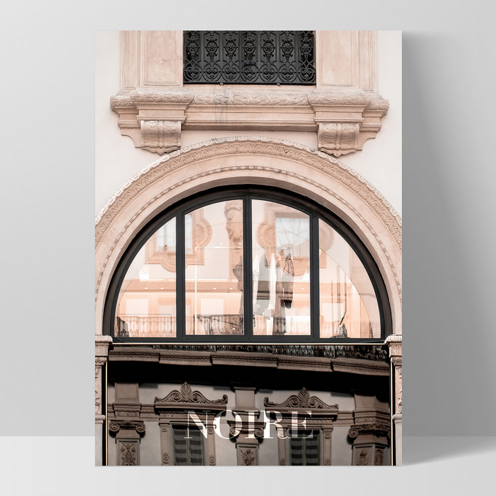 Niore  Arch in Blush - Art Print, Poster, Stretched Canvas, or Framed Wall Art Print, shown as a stretched canvas or poster without a frame