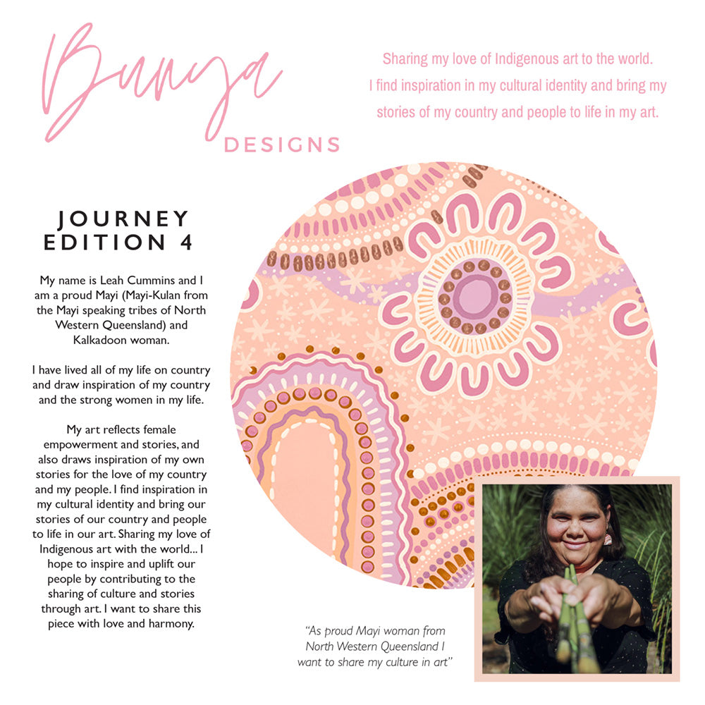 Journey in Pastels  - Art Print by Leah Cummins, Poster, Stretched Canvas or Framed Wall Art, Close up View of Print Resolution