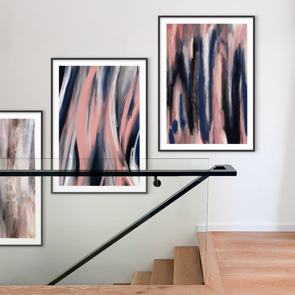 Borders I - Art Print by Nicole Schafter, Poster, Stretched Canvas or Framed Wall Art, shown framed in a home interior space