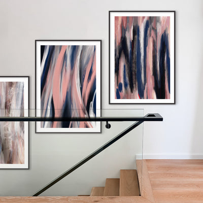 Borders I - Art Print by Nicole Schafter, Poster, Stretched Canvas or Framed Wall Art, shown framed in a home interior space