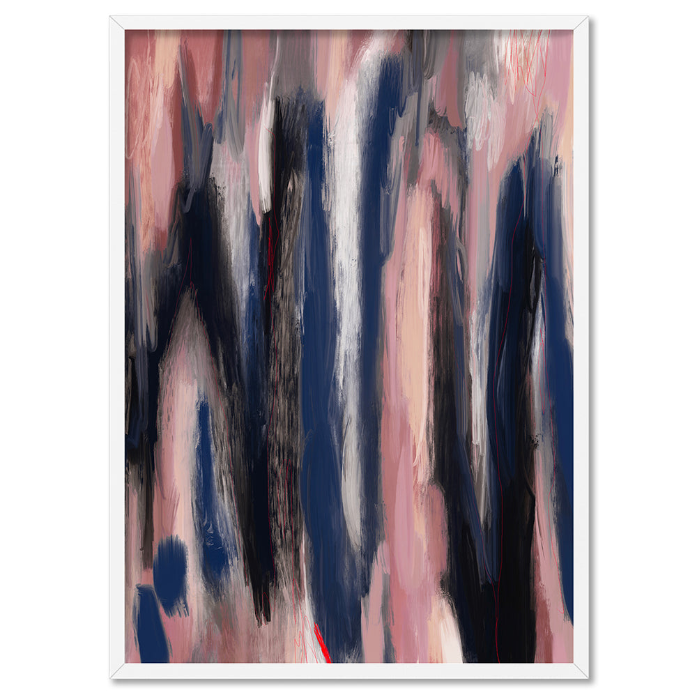 Borders I - Art Print by Nicole Schafter, Poster, Stretched Canvas, or Framed Wall Art Print, shown in a white frame