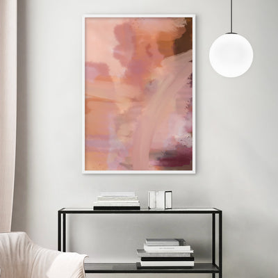 Haze - Art Print by Nicole Schafter, Poster, Stretched Canvas or Framed Wall Art Prints, shown framed in a room
