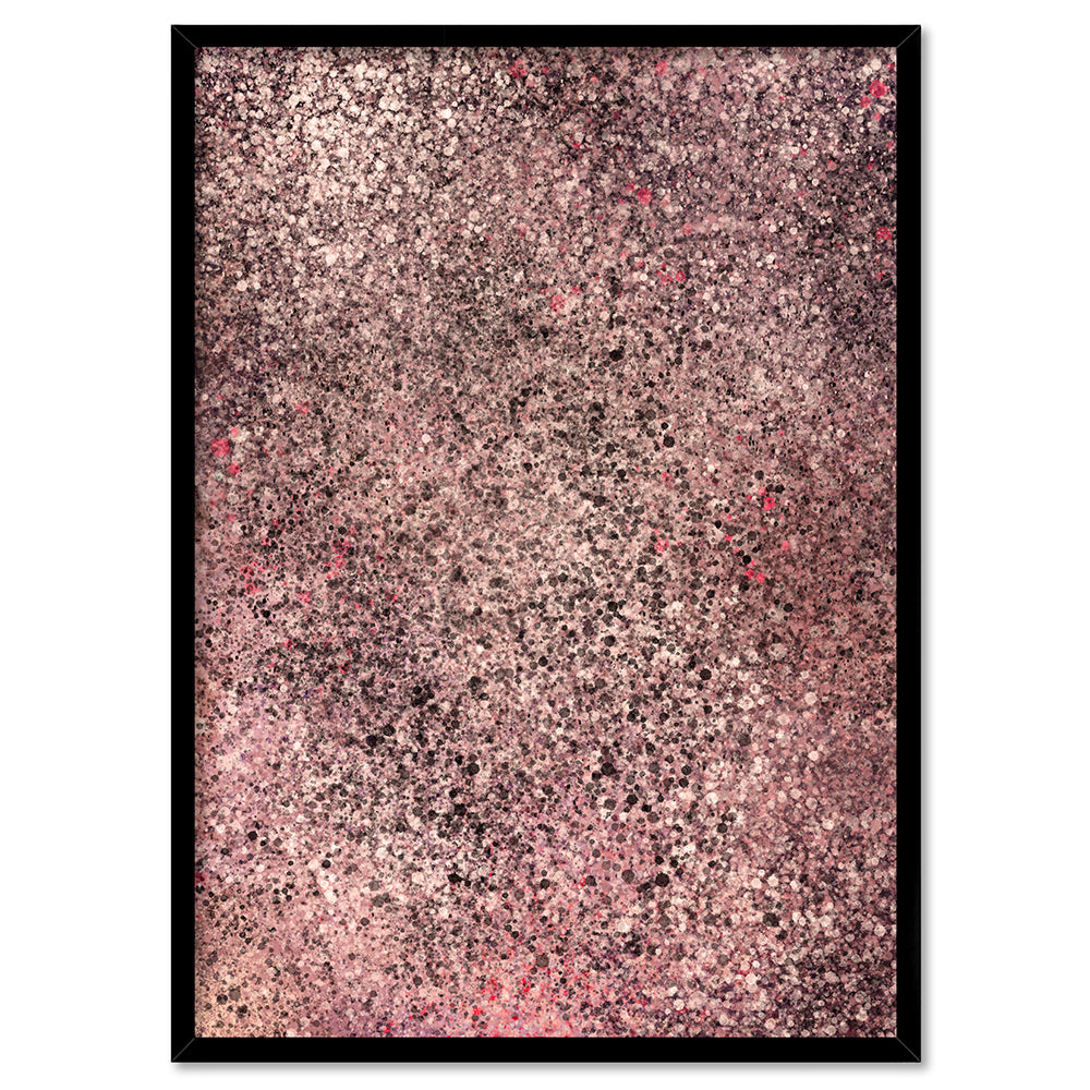 Ice - Art Print by Nicole Schafter, Poster, Stretched Canvas, or Framed Wall Art Print, shown in a black frame