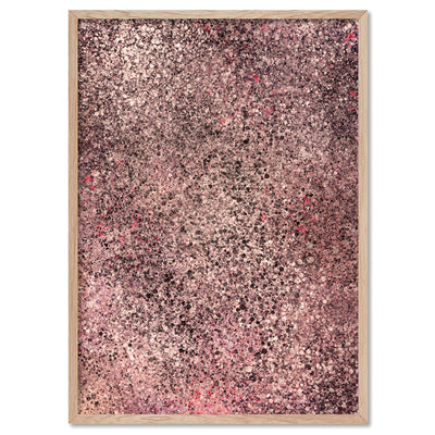 Ice - Art Print by Nicole Schafter, Poster, Stretched Canvas, or Framed Wall Art Print, shown in a natural timber frame