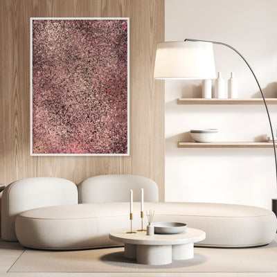 Ice - Art Print by Nicole Schafter, Poster, Stretched Canvas or Framed Wall Art Prints, shown framed in a room