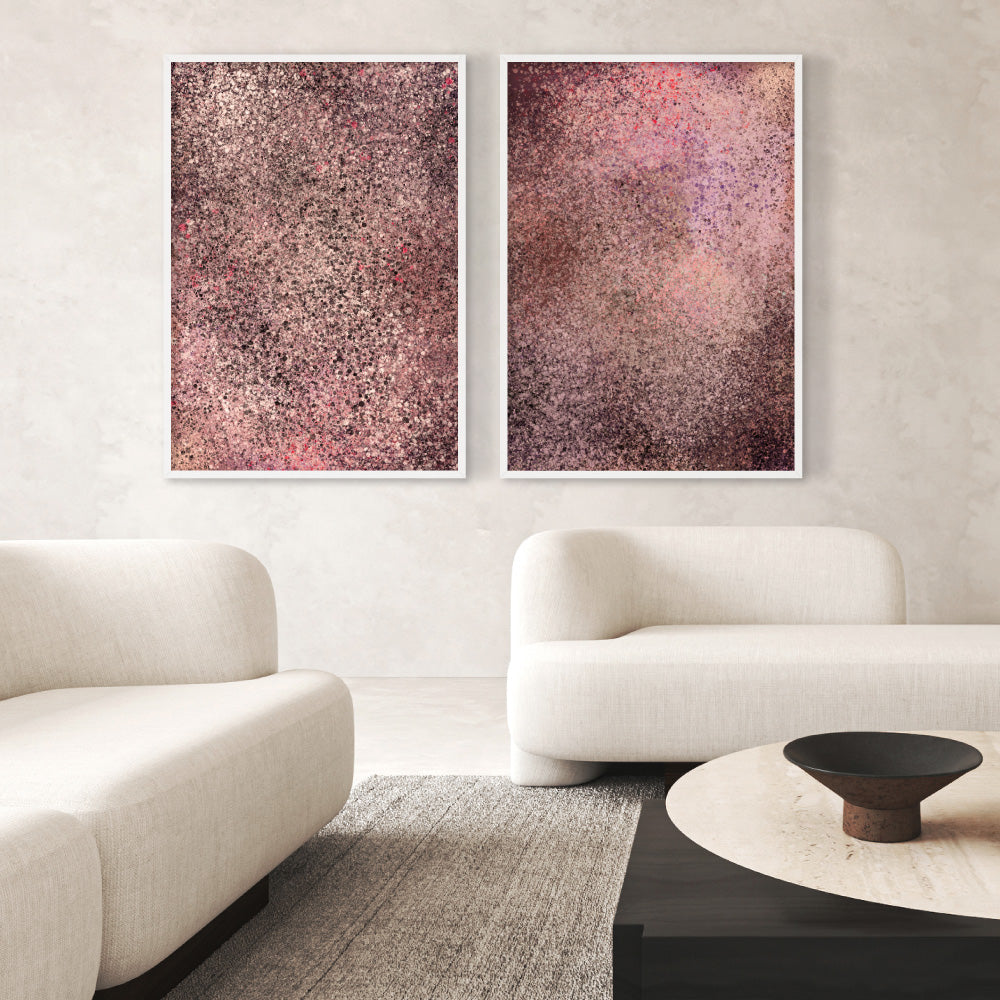 Ice - Art Print by Nicole Schafter, Poster, Stretched Canvas or Framed Wall Art, shown framed in a home interior space