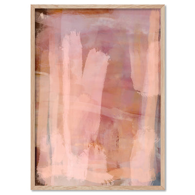 Ripple - Art Print by Nicole Schafter, Poster, Stretched Canvas, or Framed Wall Art Print, shown in a natural timber frame