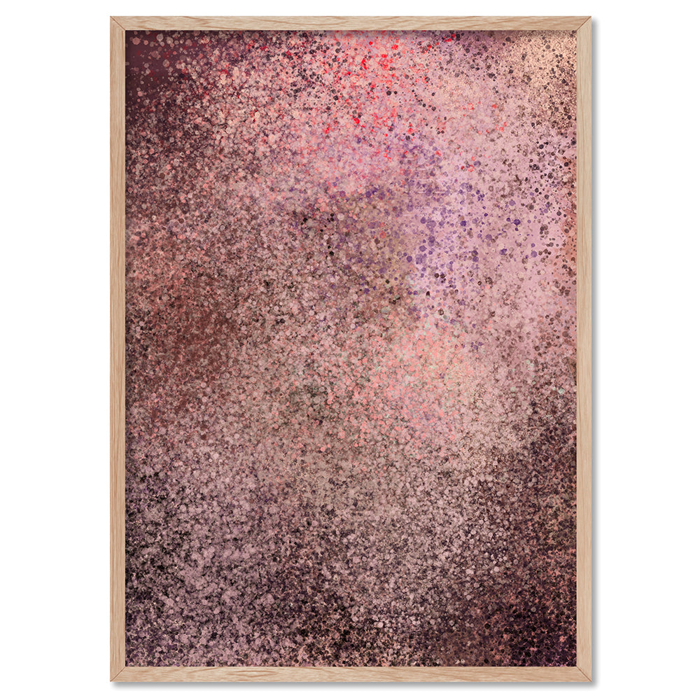 Storm - Art Print by Nicole Schafter, Poster, Stretched Canvas, or Framed Wall Art Print, shown in a natural timber frame