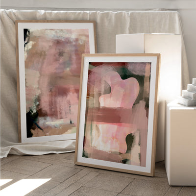 Tide - Art Print by Nicole Schafter, Poster, Stretched Canvas or Framed Wall Art, shown framed in a home interior space