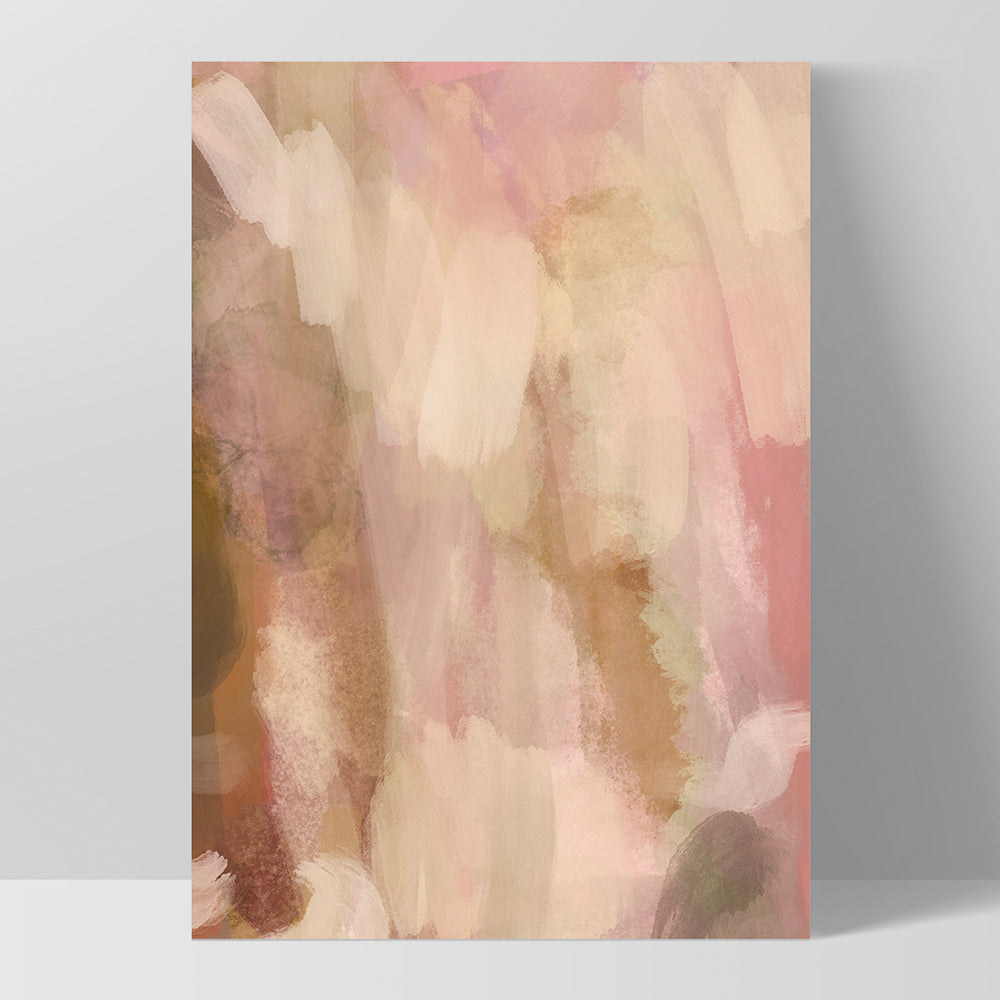 Sand and Rose I - Art Print by Nicole Schafter, Poster, Stretched Canvas, or Framed Wall Art Print, shown as a stretched canvas or poster without a frame