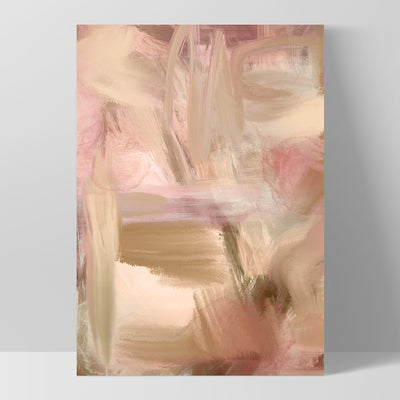 Sand and Rose II - Art Print by Nicole Schafter, Poster, Stretched Canvas, or Framed Wall Art Print, shown as a stretched canvas or poster without a frame