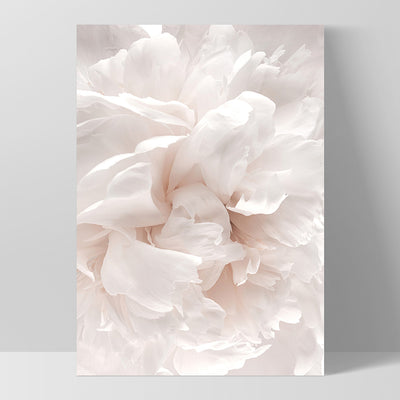 Peony Dance I - Art Print, Poster, Stretched Canvas, or Framed Wall Art Print, shown as a stretched canvas or poster without a frame