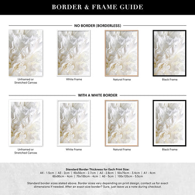 Chrysanthemum Dance I - Art Print, Poster, Stretched Canvas or Framed Wall Art, Showing White , Black, Natural Frame Colours, No Frame (Unframed) or Stretched Canvas, and With or Without White Borders