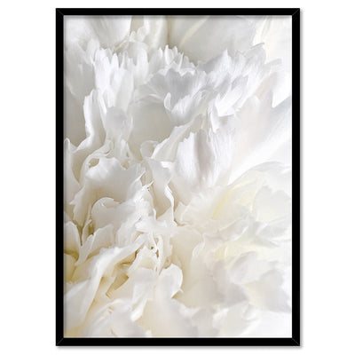 Chrysanthemum Dance I - Art Print, Poster, Stretched Canvas, or Framed Wall Art Print, shown in a black frame