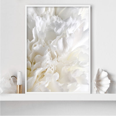 Chrysanthemum Dance I - Art Print, Poster, Stretched Canvas or Framed Wall Art Prints, shown framed in a room