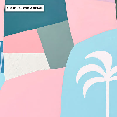 Bali Beach Days II - Art Print by Poppy Key, Poster, Stretched Canvas or Framed Wall Art, Close up View of Print Resolution