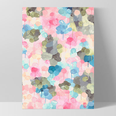 ield of Dreams - Art Print by Poppy Key, Poster, Stretched Canvas, or Framed Wall Art Print, shown as a stretched canvas or poster without a frame