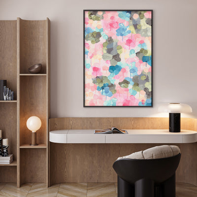 ield of Dreams - Art Print by Poppy Key, Poster, Stretched Canvas or Framed Wall Art Prints, shown framed in a room