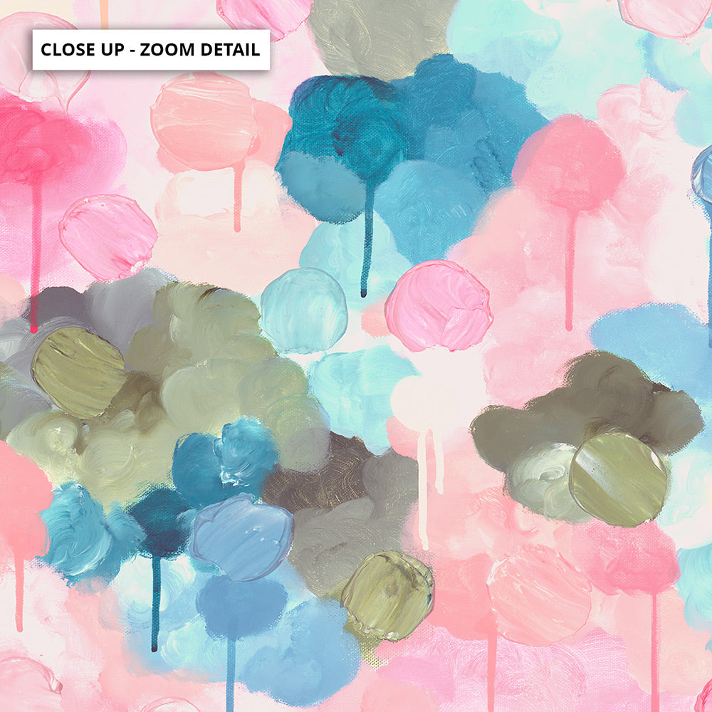 ield of Dreams - Art Print by Poppy Key, Poster, Stretched Canvas or Framed Wall Art, Close up View of Print Resolution