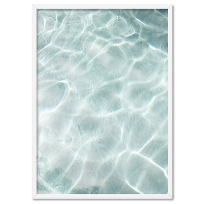 Still I | Reflections - Art Print, Poster, Stretched Canvas, or Framed Wall Art Print, shown in a white frame