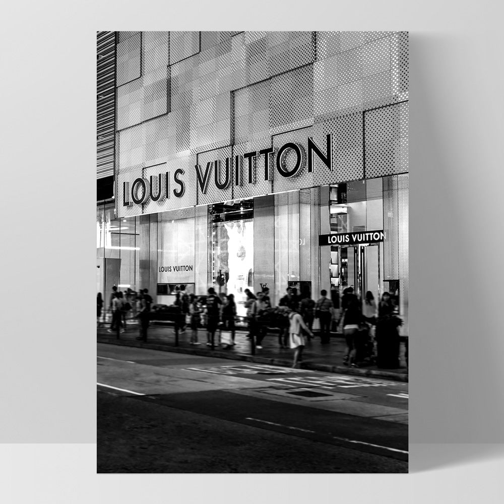 Louis Vuitton Store Photography Unframed Print, Fashion Wall Art